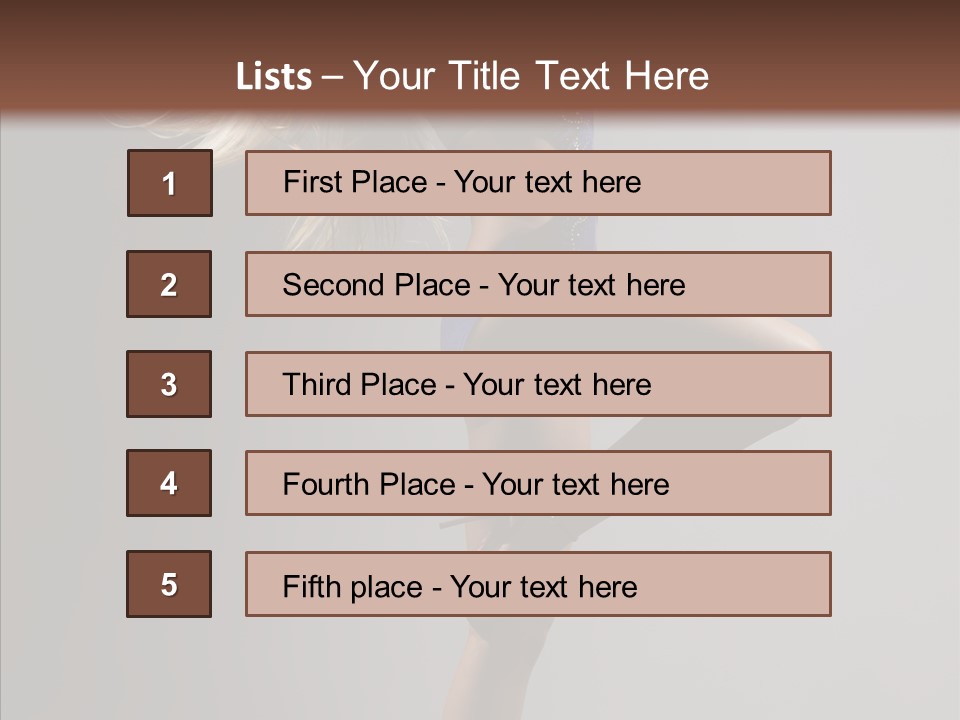 Pose Acrobat Stunt PowerPoint Template