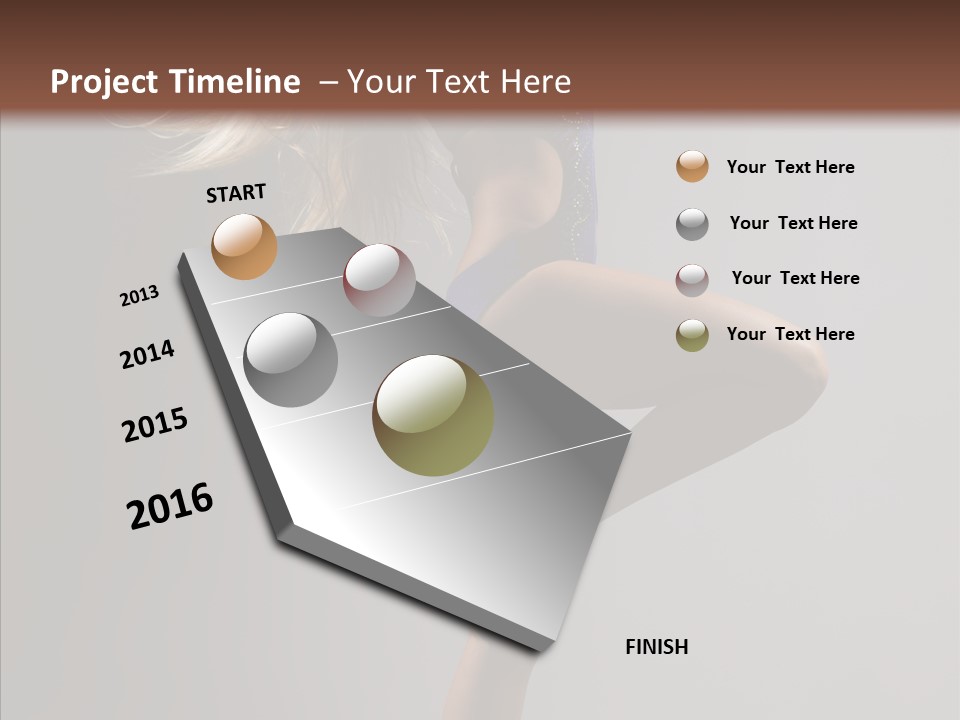 Pose Acrobat Stunt PowerPoint Template