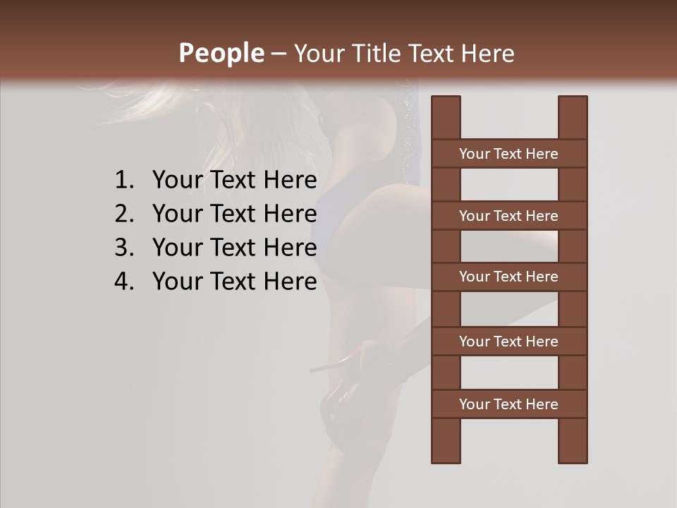 Pose Acrobat Stunt PowerPoint Template