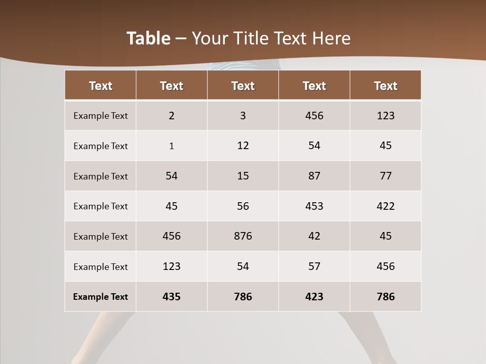 Performance Motion Action PowerPoint Template