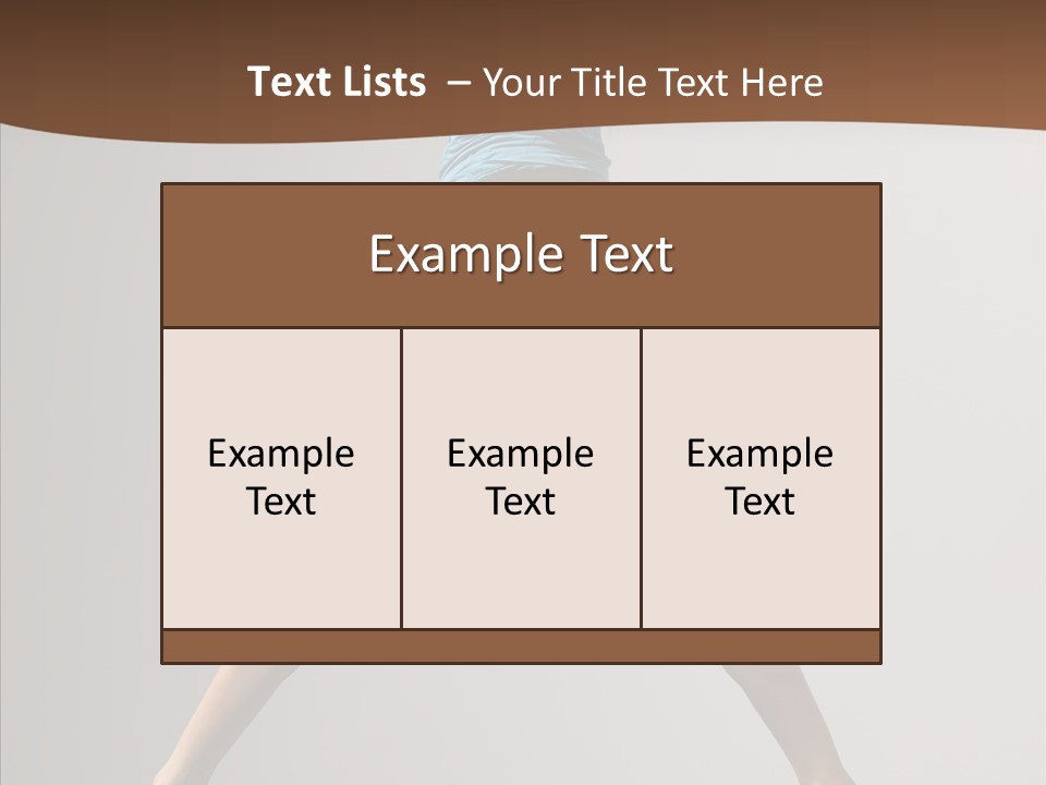 Performance Motion Action PowerPoint Template