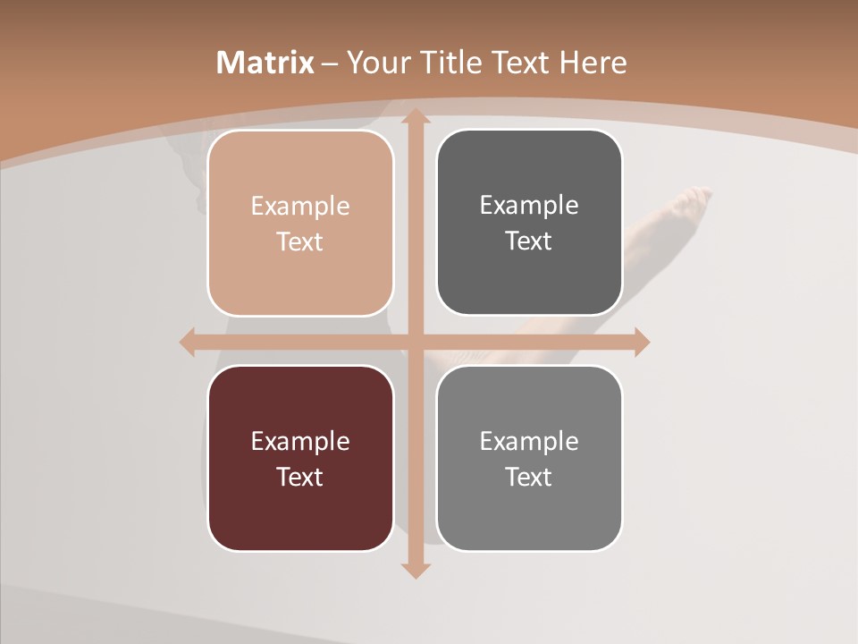 Breakdancing Female Ballet PowerPoint Template