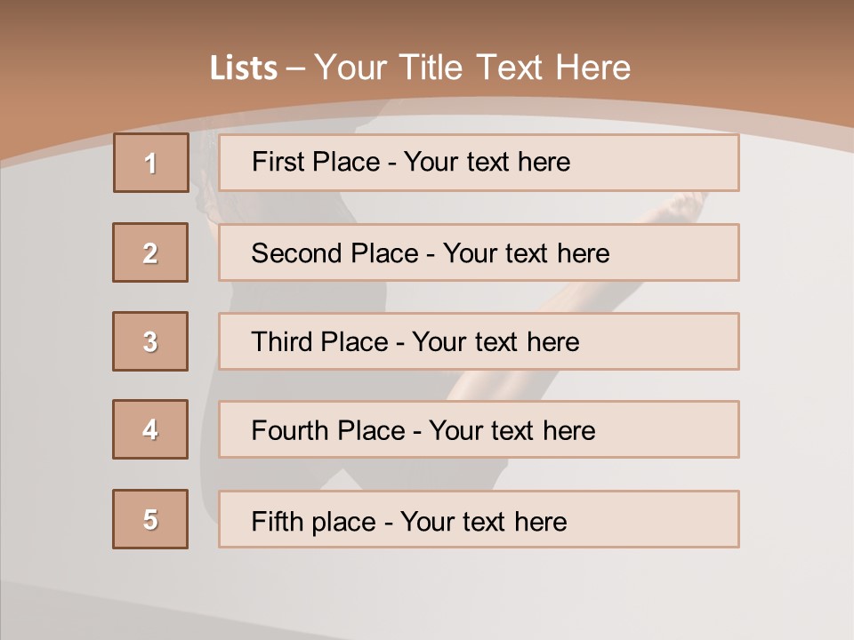 Breakdancing Female Ballet PowerPoint Template