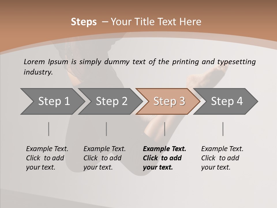 Breakdancing Female Ballet PowerPoint Template