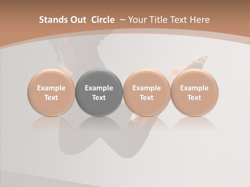 Breakdancing Female Ballet PowerPoint Template