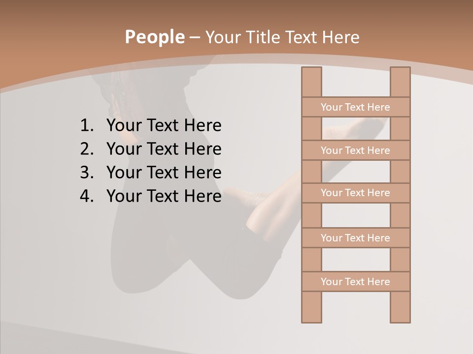 Breakdancing Female Ballet PowerPoint Template