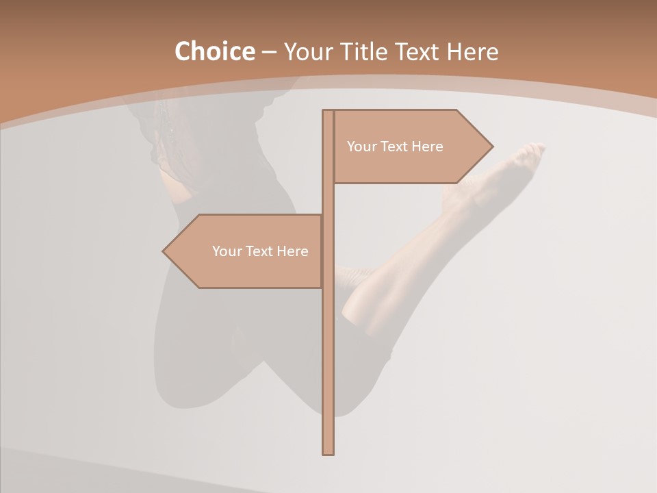 Breakdancing Female Ballet PowerPoint Template