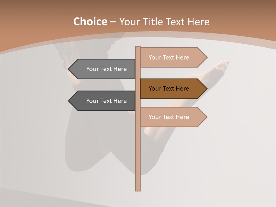 Breakdancing Female Ballet PowerPoint Template