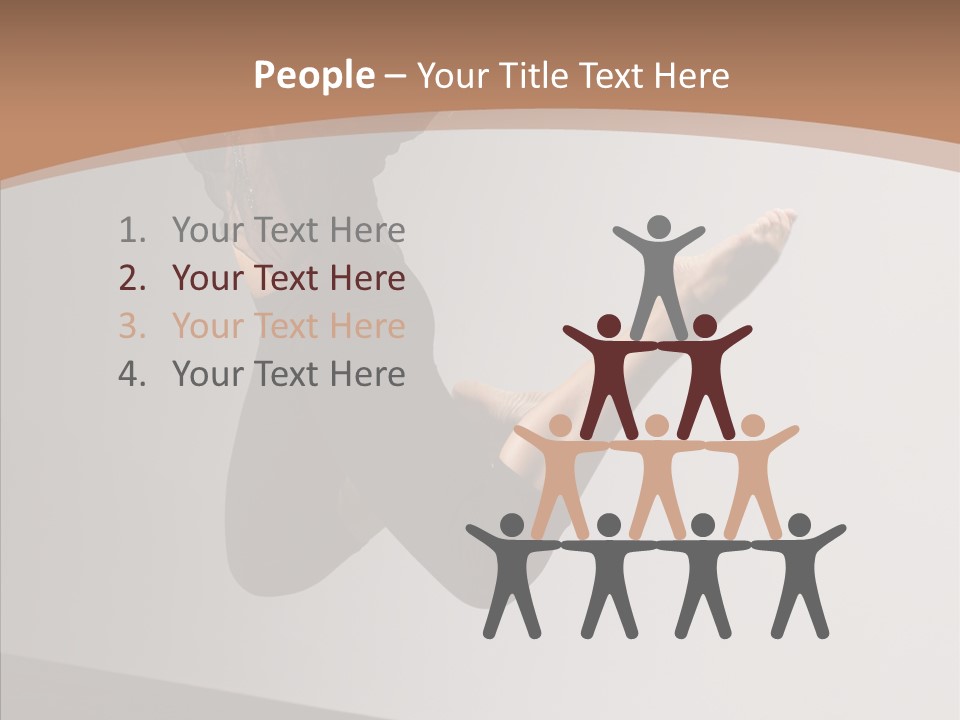 Breakdancing Female Ballet PowerPoint Template