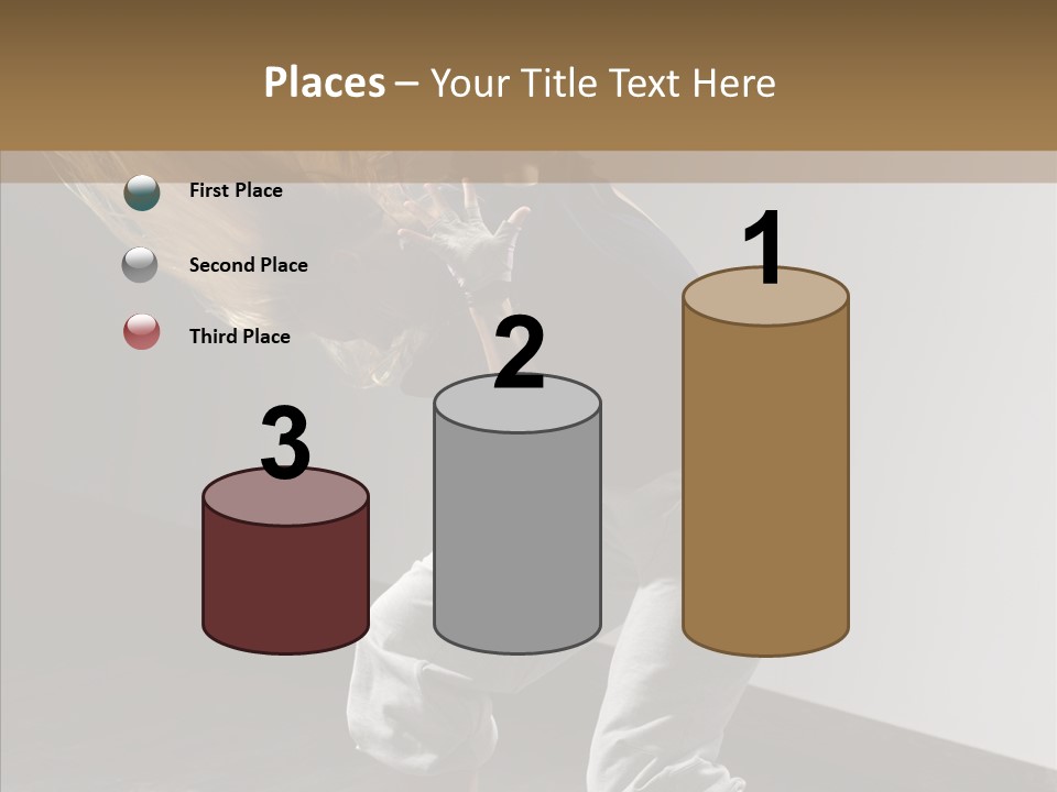 Artist Activity White PowerPoint Template