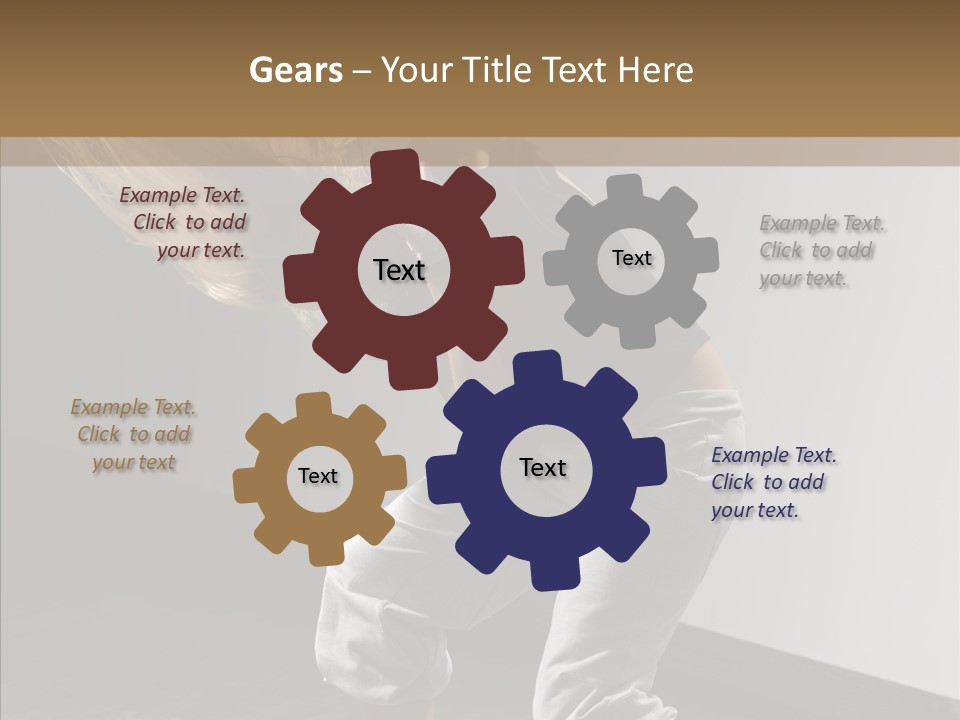 Artist Activity White PowerPoint Template