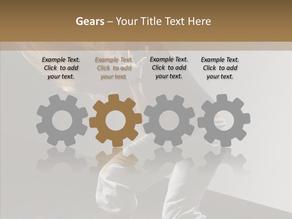 Artist Activity White PowerPoint Template