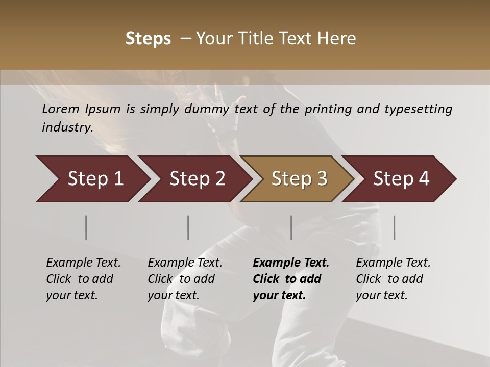 Artist Activity White PowerPoint Template