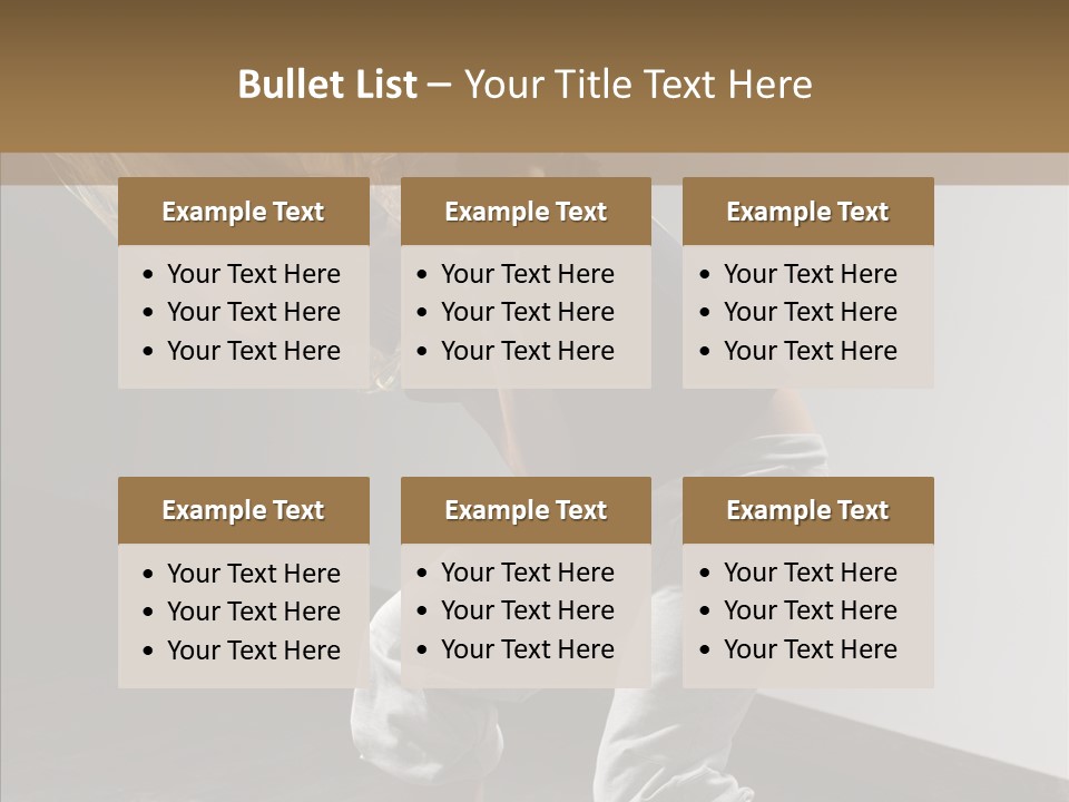 Artist Activity White PowerPoint Template