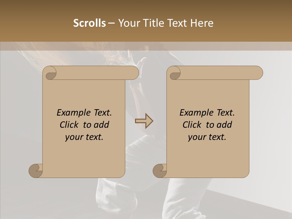 Artist Activity White PowerPoint Template