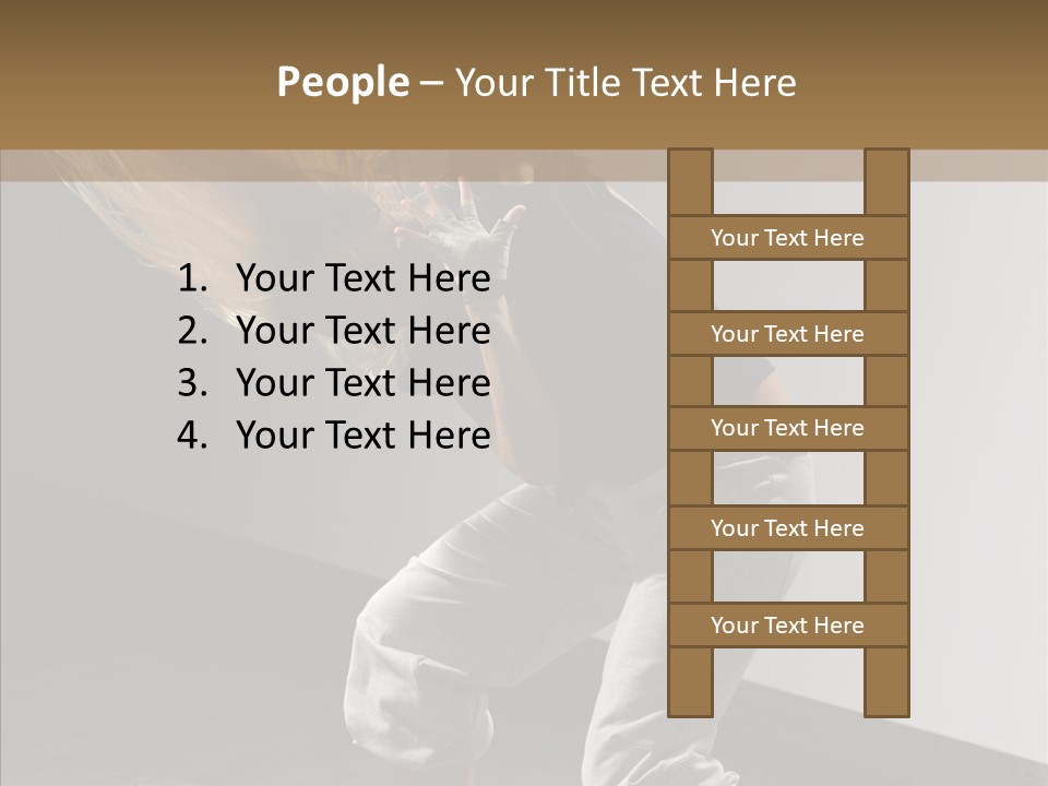 Artist Activity White PowerPoint Template