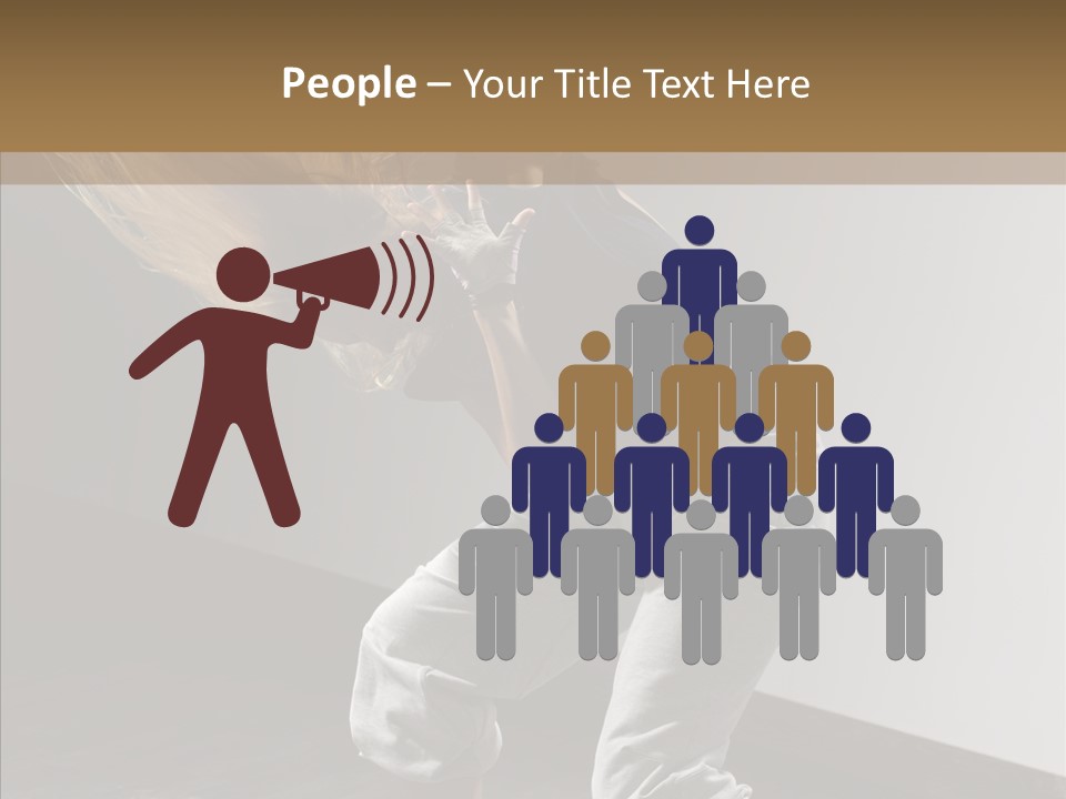 Artist Activity White PowerPoint Template