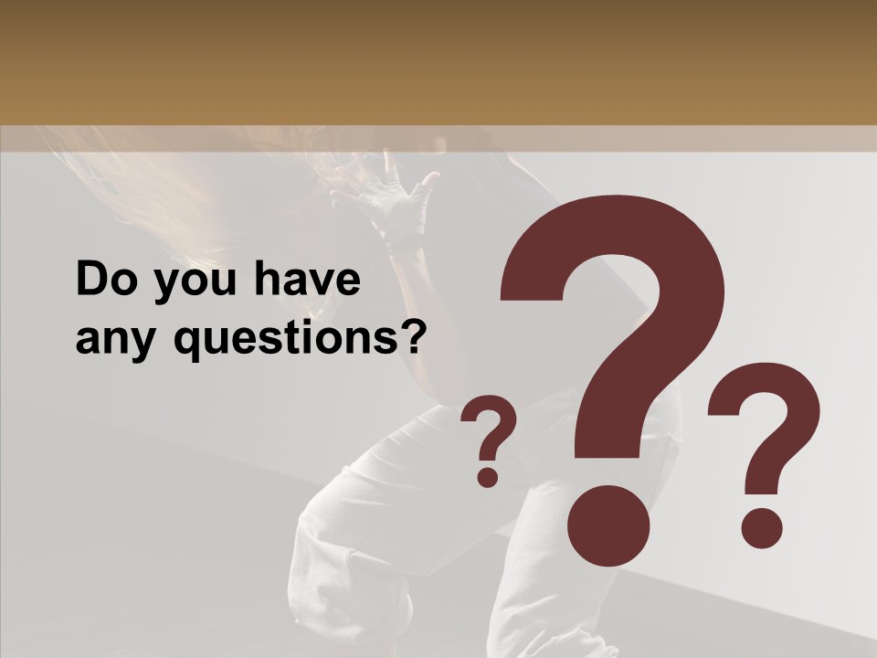 Artist Activity White PowerPoint Template