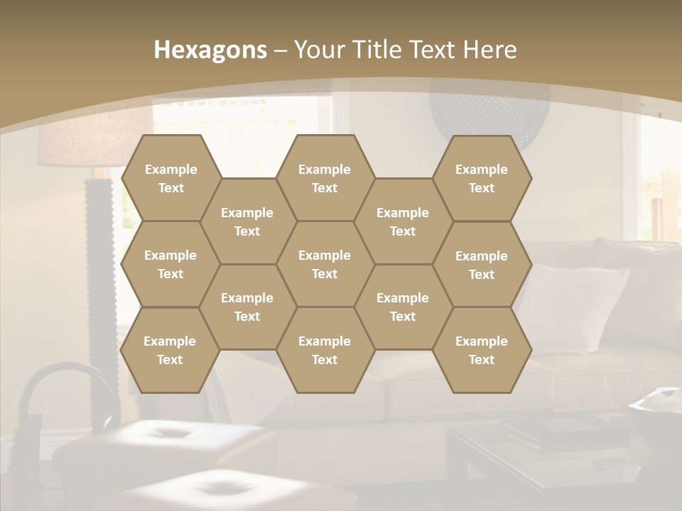 Modern Pillows Decore PowerPoint Template