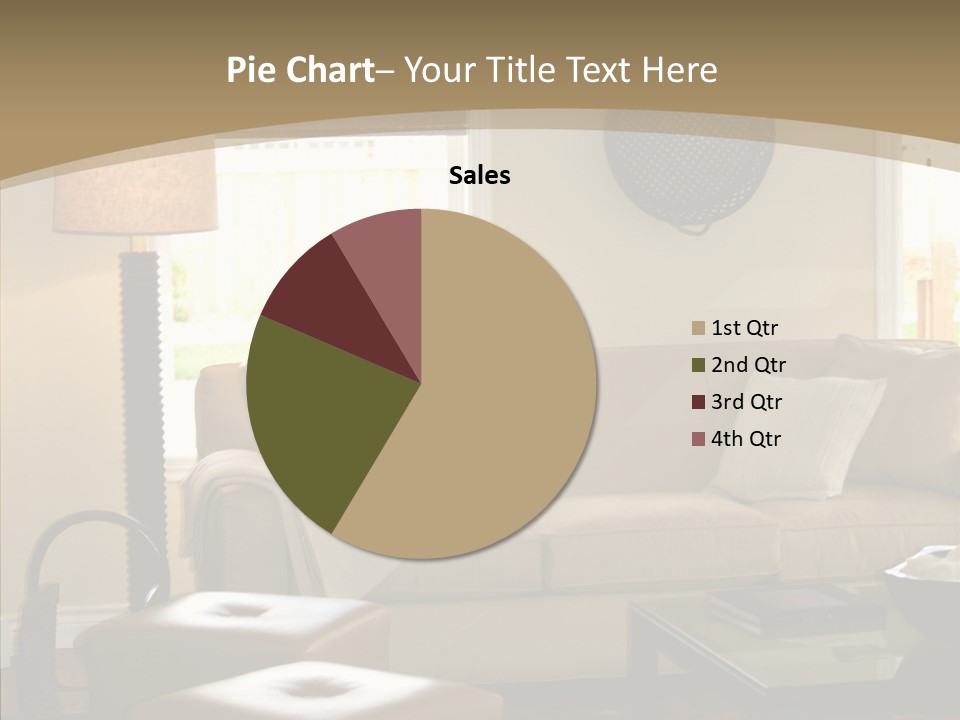 Modern Pillows Decore PowerPoint Template