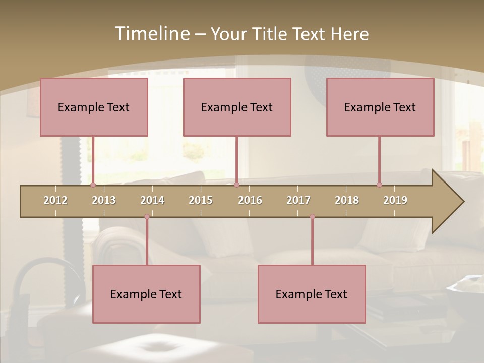 Modern Pillows Decore PowerPoint Template