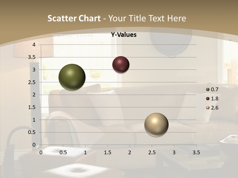 Modern Pillows Decore PowerPoint Template