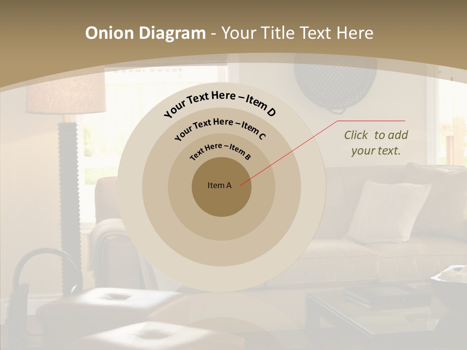 Modern Pillows Decore PowerPoint Template