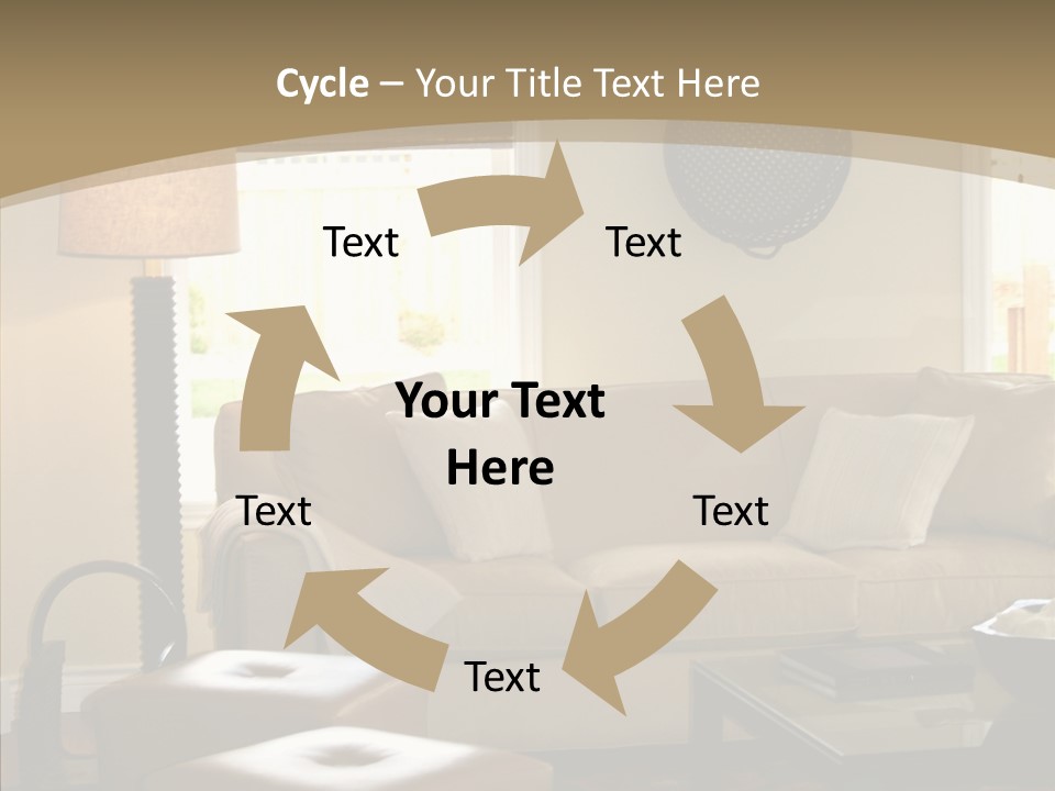 Modern Pillows Decore PowerPoint Template