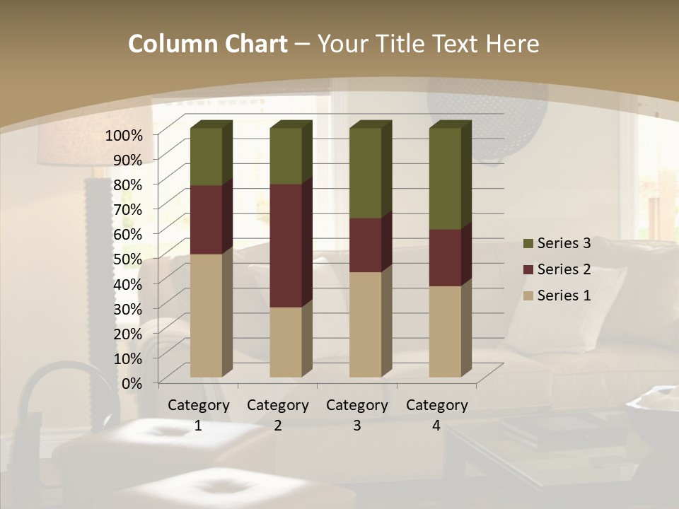 Modern Pillows Decore PowerPoint Template