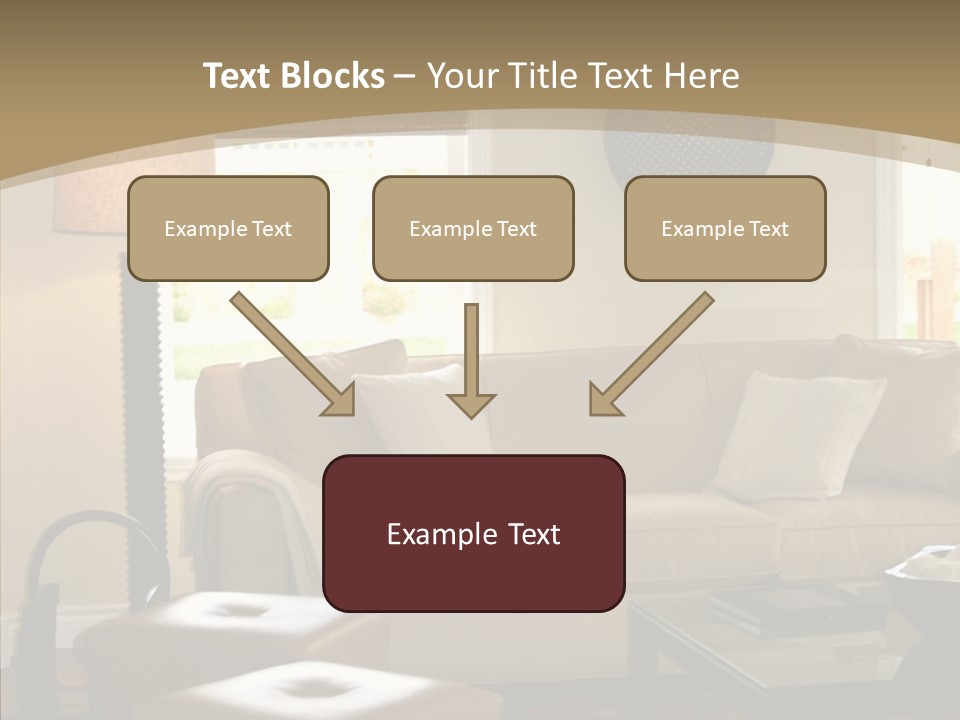 Modern Pillows Decore PowerPoint Template