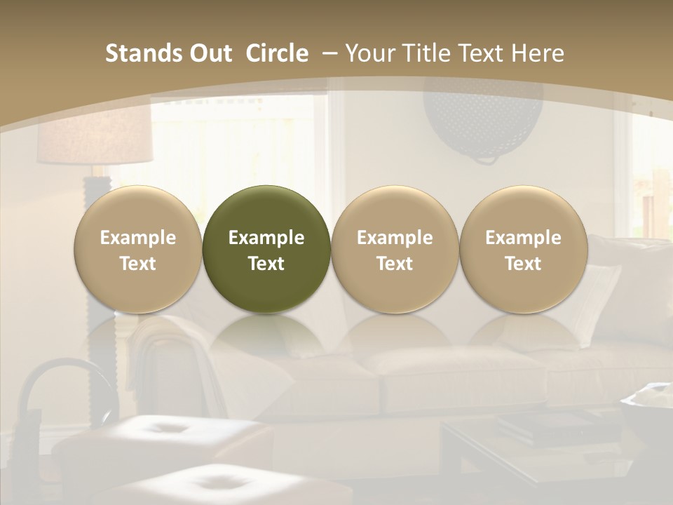 Modern Pillows Decore PowerPoint Template