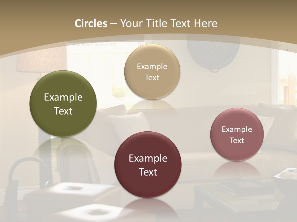 Modern Pillows Decore PowerPoint Template