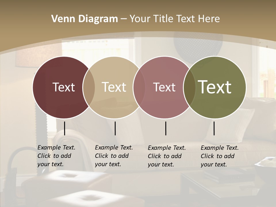 Modern Pillows Decore PowerPoint Template