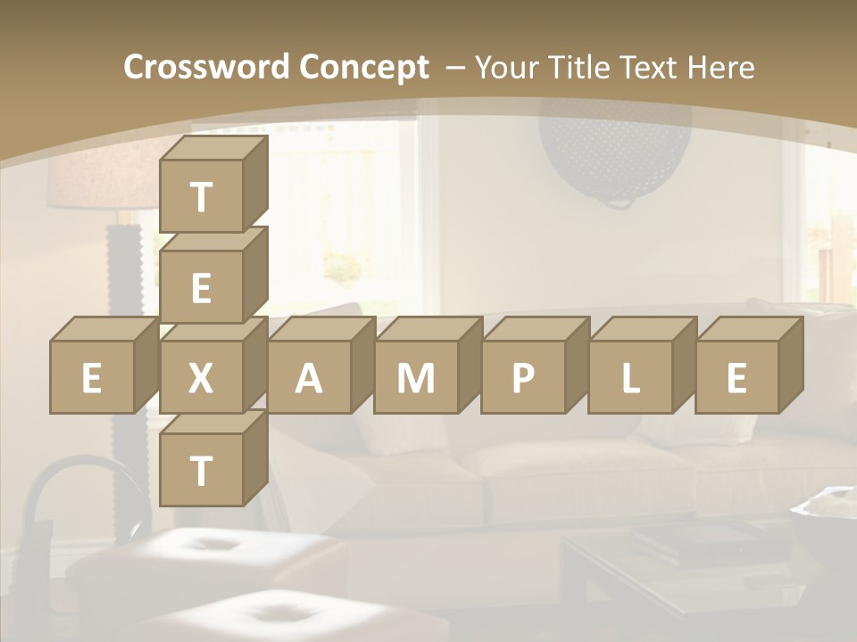 Modern Pillows Decore PowerPoint Template