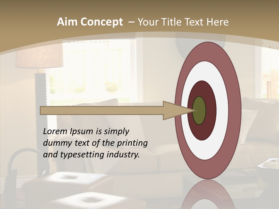 Modern Pillows Decore PowerPoint Template