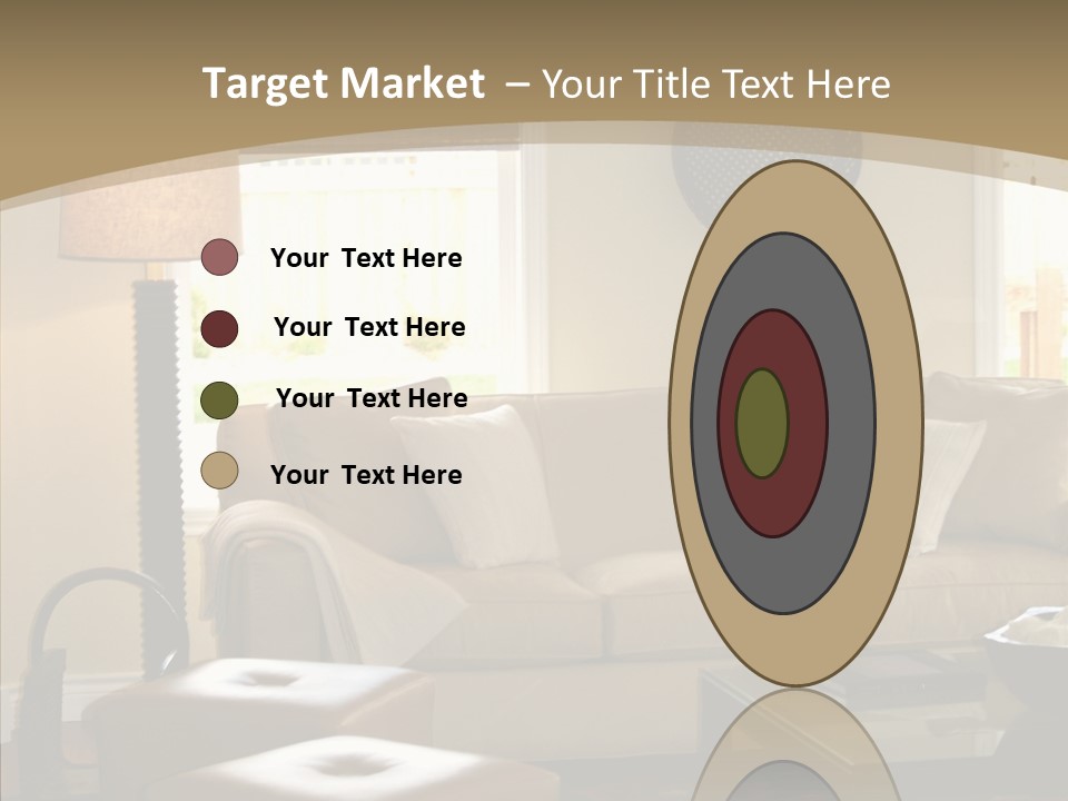 Modern Pillows Decore PowerPoint Template