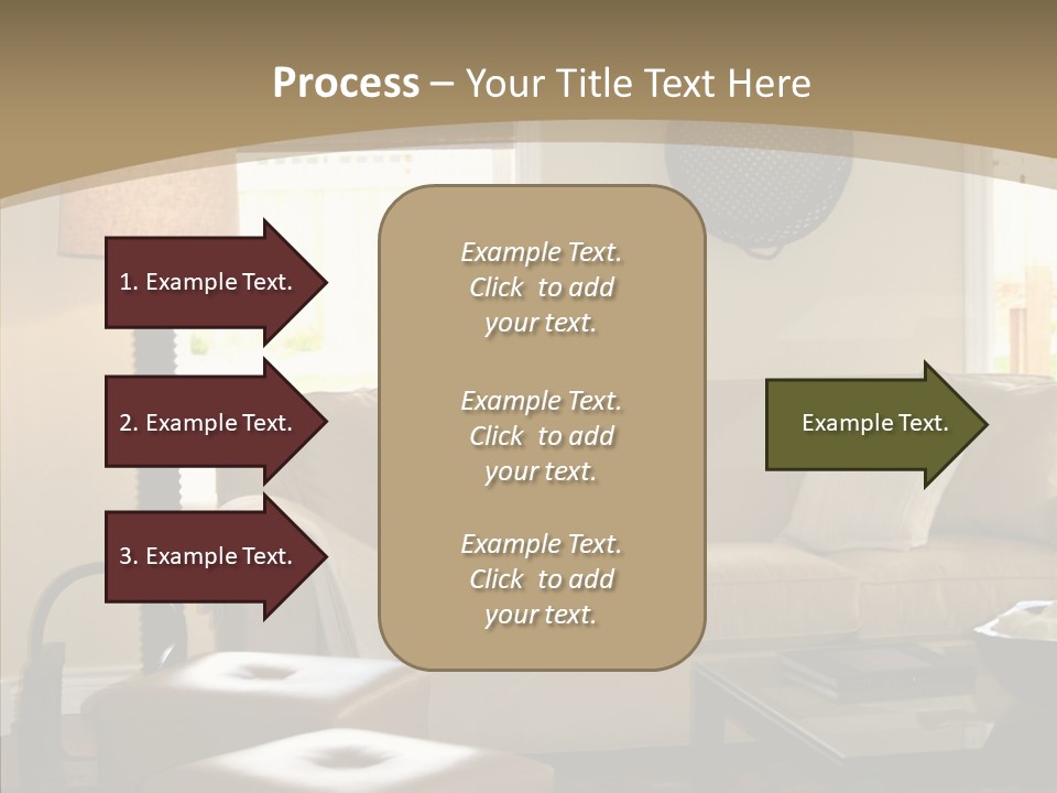 Modern Pillows Decore PowerPoint Template