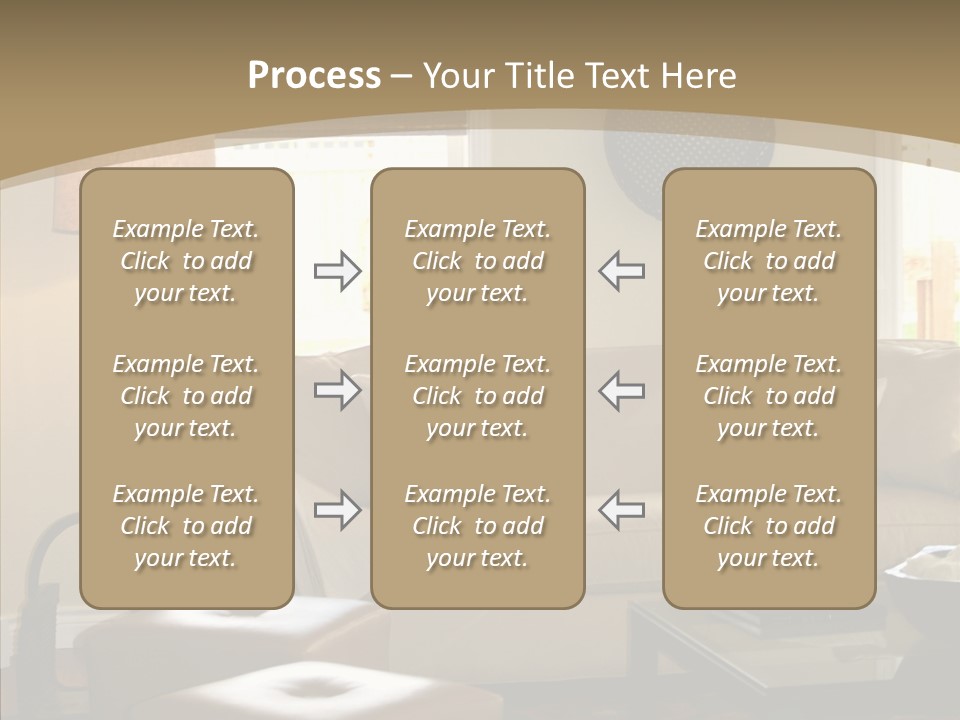 Modern Pillows Decore PowerPoint Template