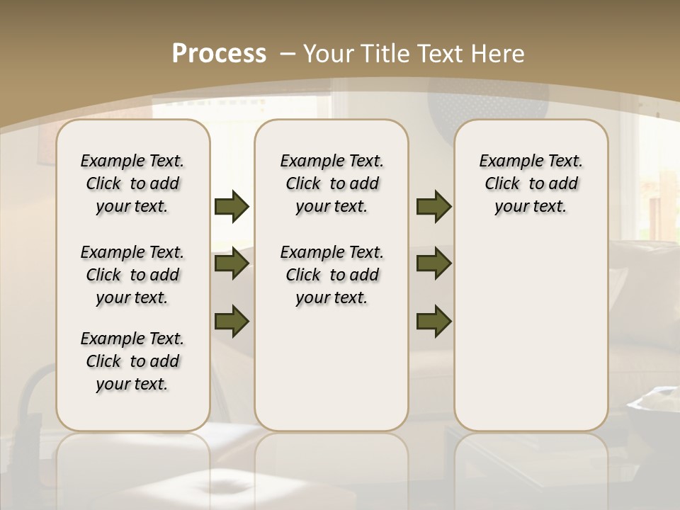 Modern Pillows Decore PowerPoint Template
