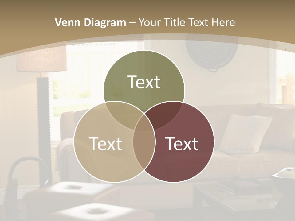 Modern Pillows Decore PowerPoint Template