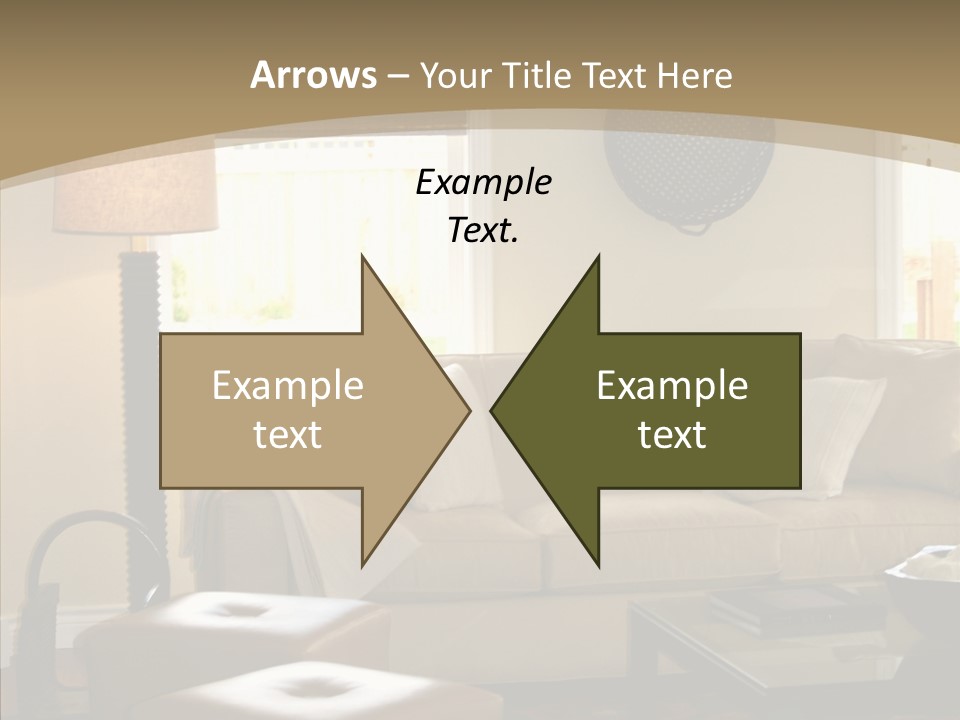 Modern Pillows Decore PowerPoint Template