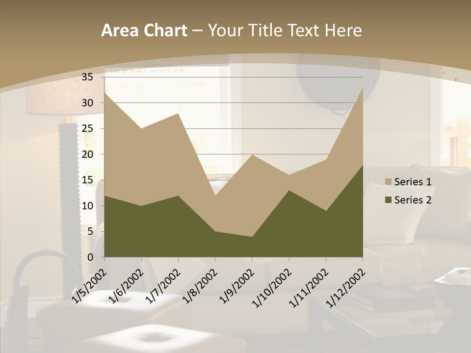 Modern Pillows Decore PowerPoint Template