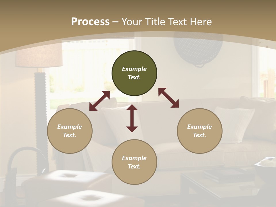 Modern Pillows Decore PowerPoint Template