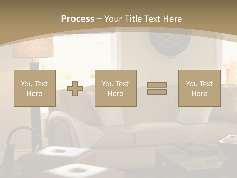 Modern Pillows Decore PowerPoint Template