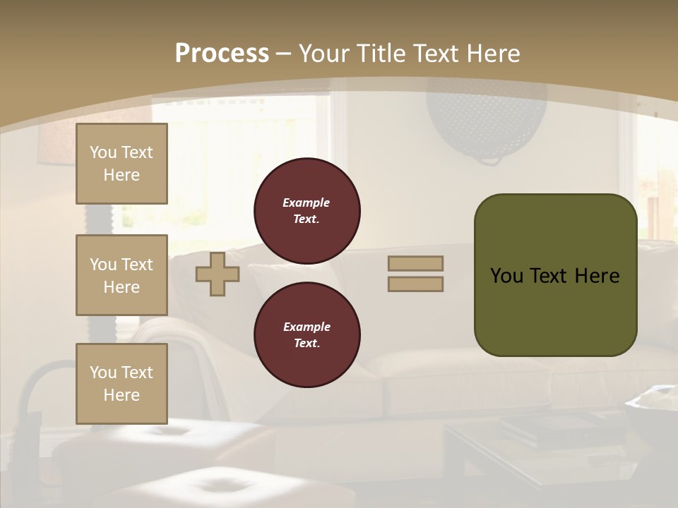 Modern Pillows Decore PowerPoint Template