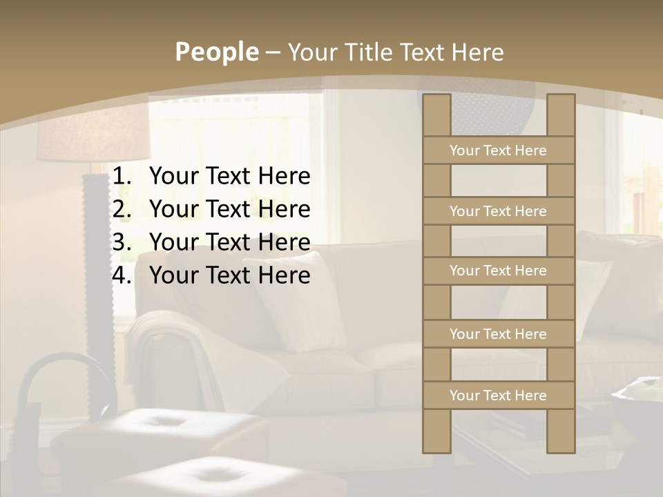 Modern Pillows Decore PowerPoint Template