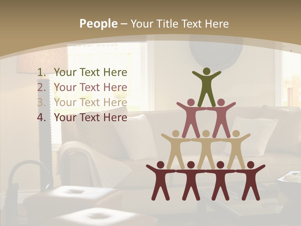 Modern Pillows Decore PowerPoint Template