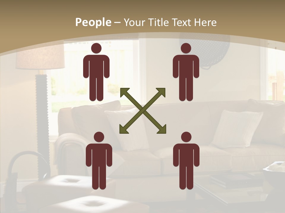 Modern Pillows Decore PowerPoint Template