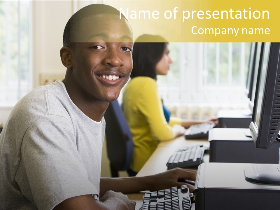 Campus Classroom Learning PowerPoint Template
