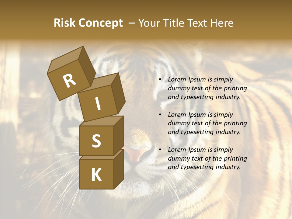 Zoo Feline Bengal PowerPoint Template